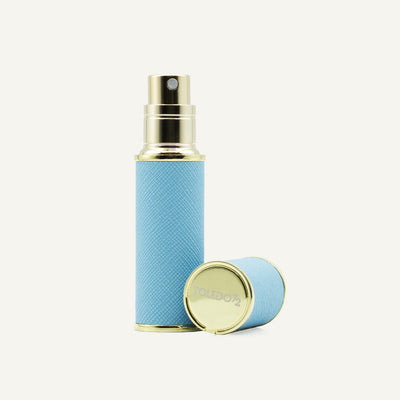 PROFUMO DA VIAGGIO "SIMILPELLE" AZZURRO