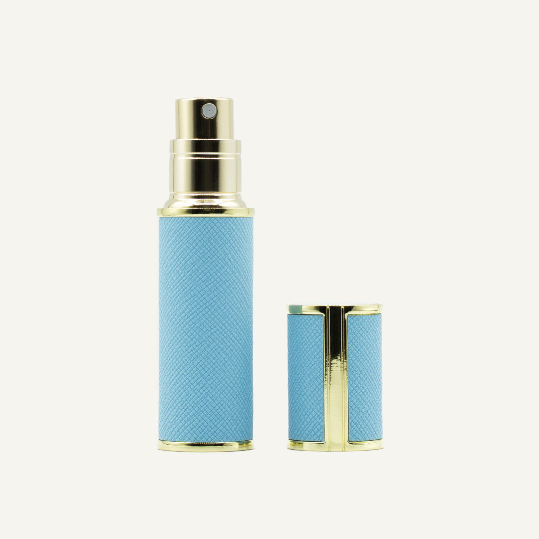 Profumo da viaggio "Similpelle" Azzurro