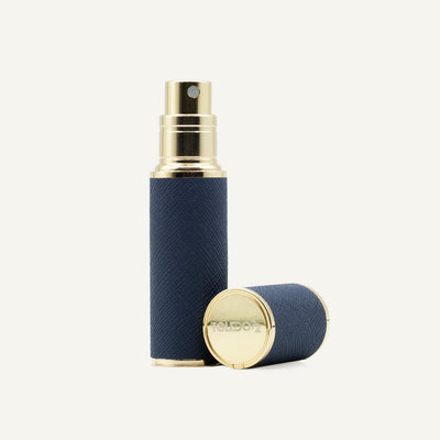 PROFUMO DA VIAGGIO "SIMILPELLE" BLU