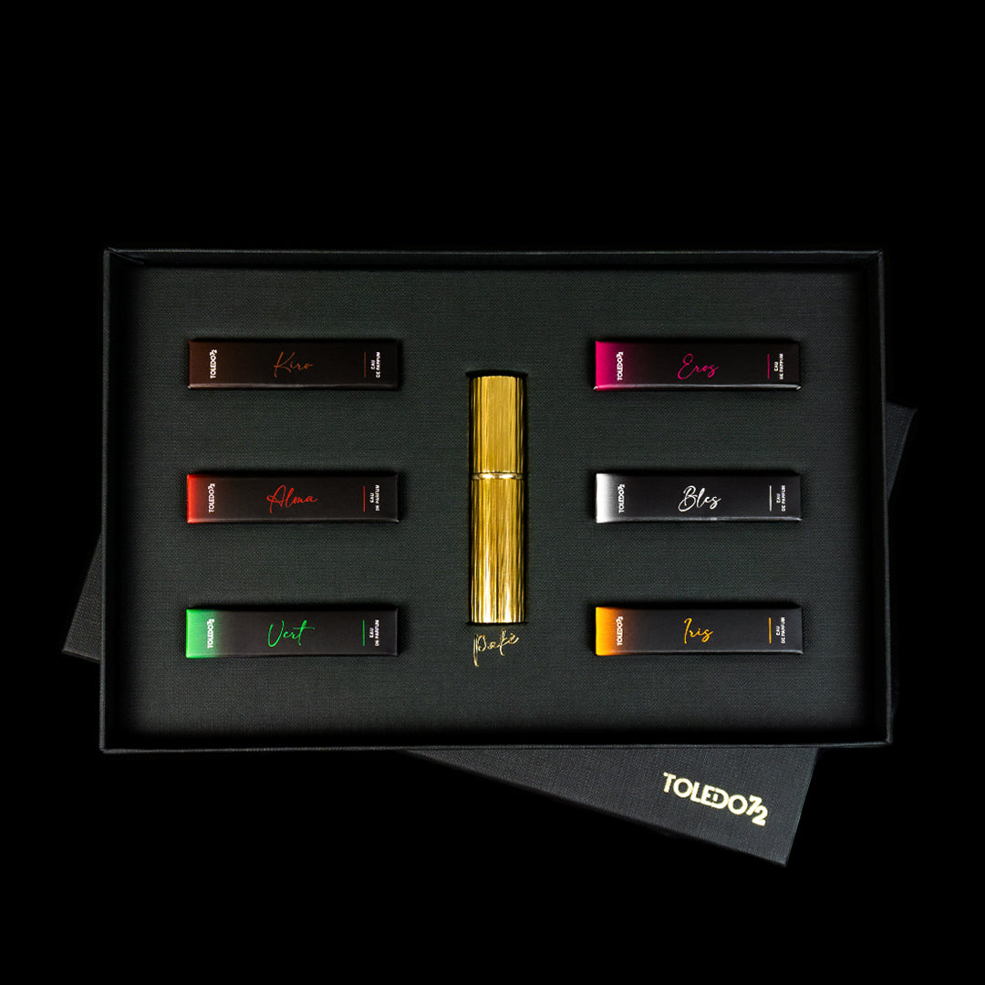 DEGRADÈ – Set mit 6 Proben + 5 ml nachfüllbarem Reiseparfüm